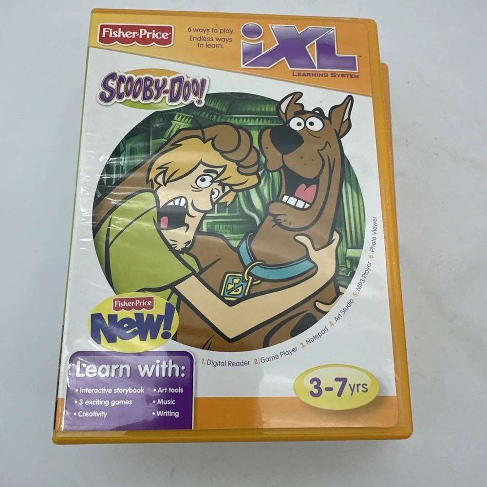 Fisher Price iXL Learning System Lot Of 8 Games Scooby Doo Batman Toy Story